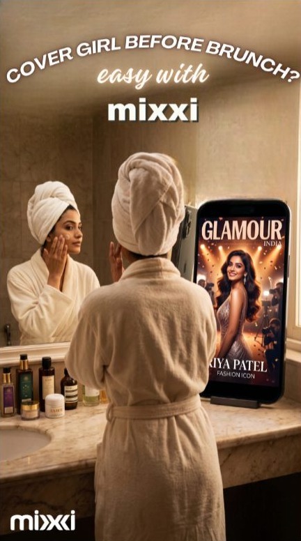 MIXXI poster: Cover girl before brunch?