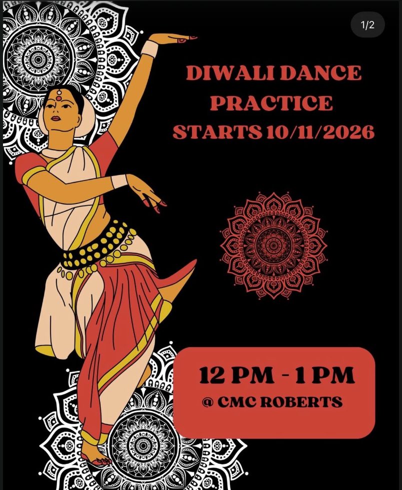 Diwali dance practice poster